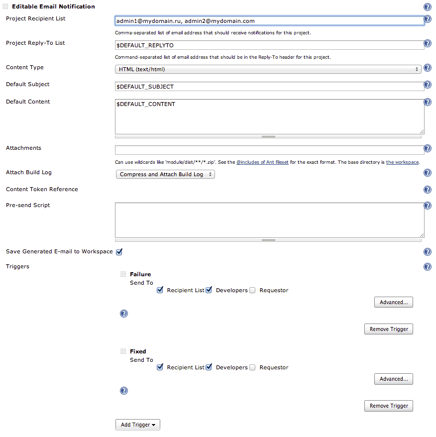 Hosted by imgur.com Автоматическая сборка iOS приложений на разных версиях Xcode с помощью Jenkins