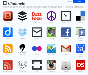 Автоматизируем социальную активность вашего интернет стартапа с помощью ifttt.com Channeles list of ifttt.com