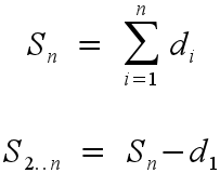 Как не пересчитывать суммы и средние каждый раз вычитание суммы