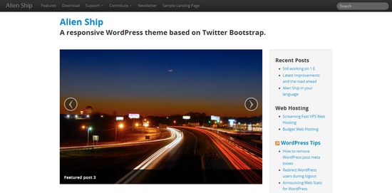 Базовые темы популярных CMS на Twitter Bootstrap