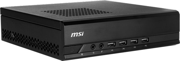 В корпусе MSI ProBox23 есть место для двух накопителей типоразмера 2,5 дюйма