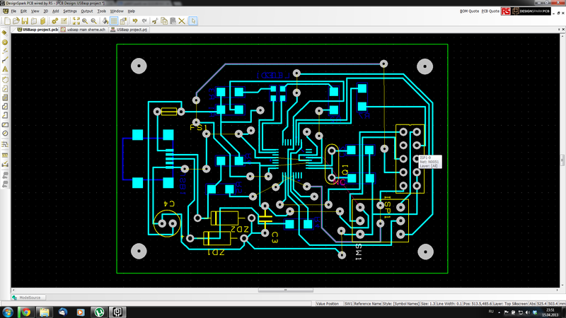 Беглый взгляд на DesignSpark PCB