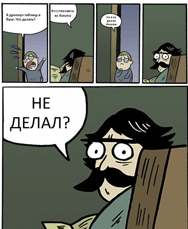 Бекап баз данных – есть ли он? image