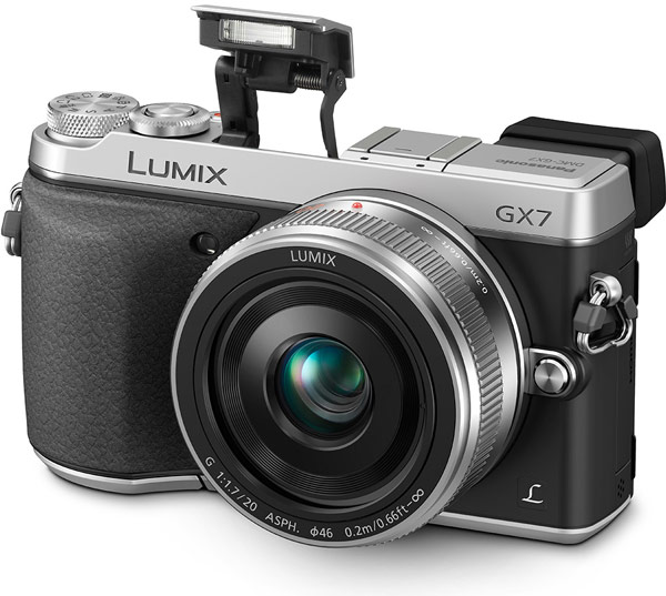 Камера Panasonic Lumix DMC-GX7 системы Micro Four Thirds имеет разрешение 16 Мп