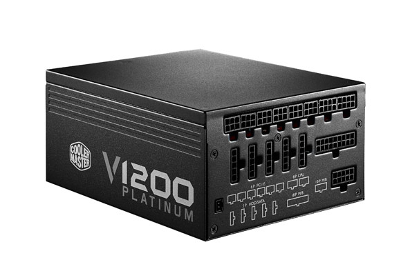 Блок питания Cooler Master V1200 Platinum (номер по каталогу — RSC00-AFBAG1-XX) соответствует спецификации ATX 12V V2.31