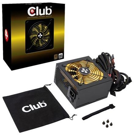 Блоки питания Club 3D серии CSP имеют сертификат 80 Plus