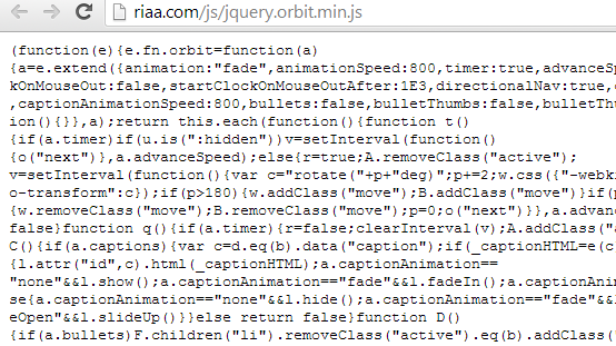 Борцы с «пиратством» RIAA и BPI нарушили авторские права создателей популярных JQuery скриптов Борцы с «пиратством» RIAA и BPI нарушили авторские права создателей популярных JQuery скриптов