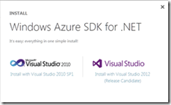 Быстрый старт первого проекта в Windows Azure. Веб сайты clip_image003
