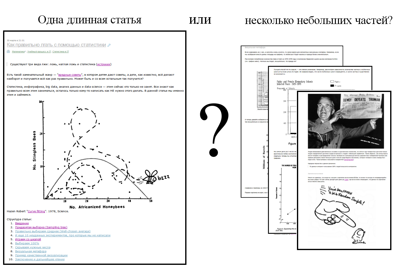 Часть первая, а вторую часть всё равно никто не читает