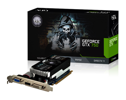 3D-карты KFA2 GTX 750 Ti OC и GTX 750 OC получили одинаковые охладители