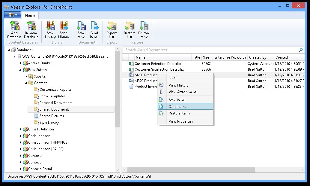 Что будет нового в Veeam Backup & Replication v8: Veeam Explorer for Active Directory и Veeam Explorer for Microsoft SQL Server
