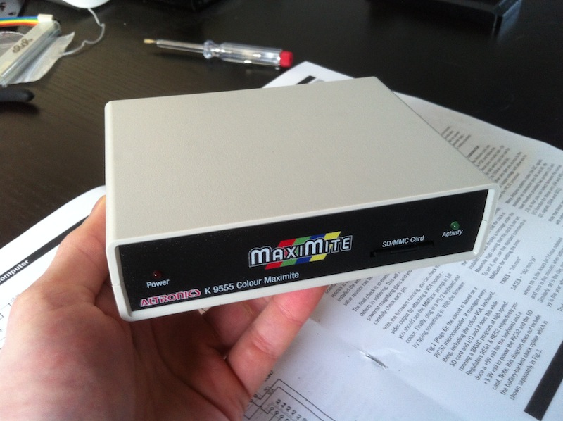 Цветной микрокомпьютер Maximite на базе PIC32