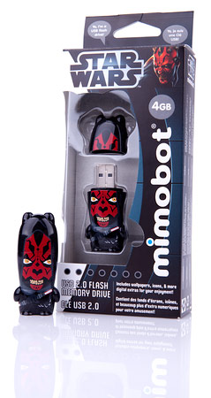 Накопитель Hooded Darth Maul Exclusive MIMOBOT предложен в четырех вариантах объема: 8, 16, 32 и 64 ГБ