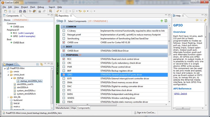 Программинг микроконтроллеров / STM32F1xx — Инструменты разработчика и FreeRTOS