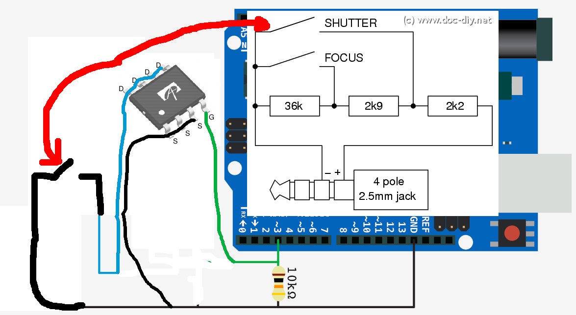 Делаем автоспуск почти для любого фотоаппарата image