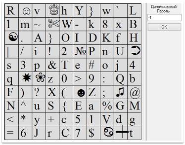 Динамический графический пароль
