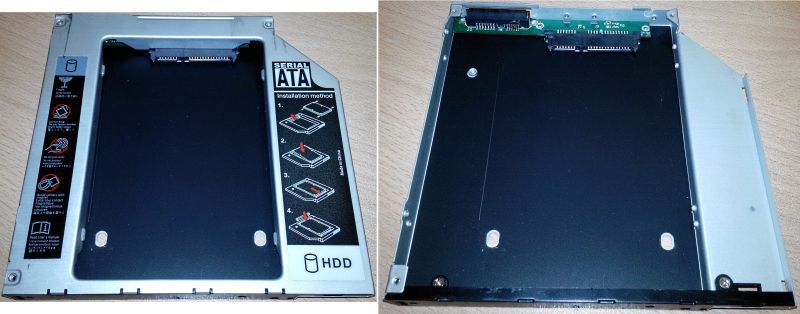 Добавление HDD в «капризный» ноутбук