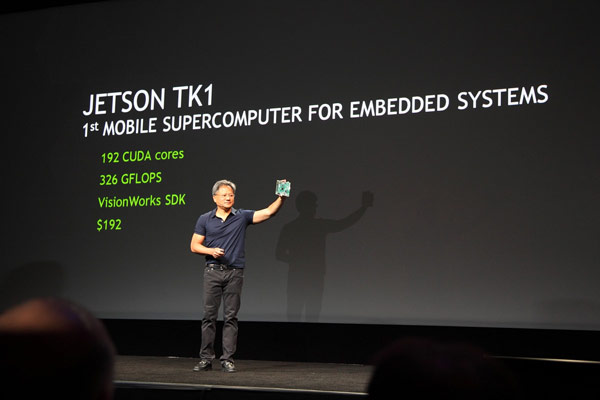 Компания Nvidia анонсировала Jetson TK1 — первый мобильный суперкомпьютер для встраиваемых систем