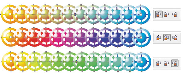 Эффект перетекания в CorelDRAW Эффект перетекания в CorelDRAW