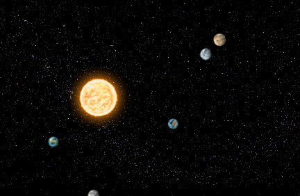 Ещё одна «Солнечная cистема» на HTML5 Canvas image