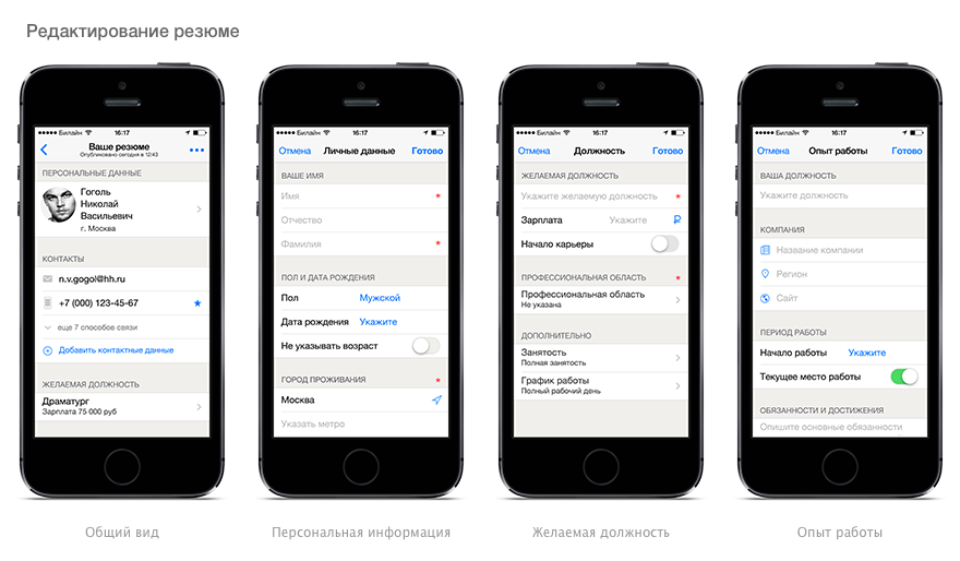 Эволюция HeadHunter на iOS