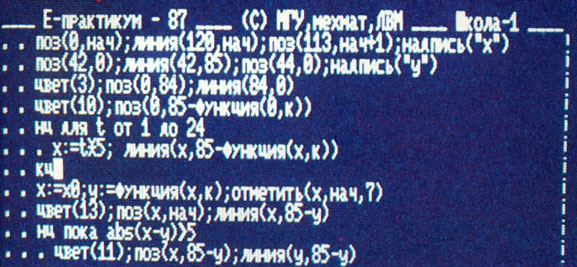 Эволюция школьной программы по информатике