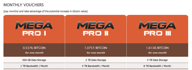 Файлообменник Mega начал принимать к оплате Bitcoin
