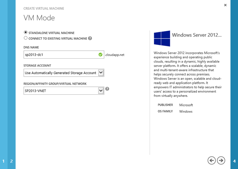 Ферма SharePoint 2013 в Windows Azure. AD DC Ферма SharePoint 2013 в Windows Azure. AD DC