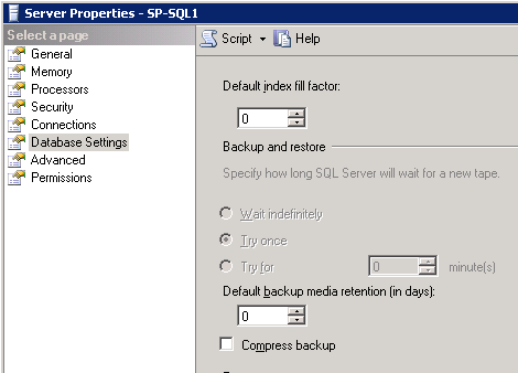 Ферма SharePoint 2013 в Windows Azure. SQL Server 2012