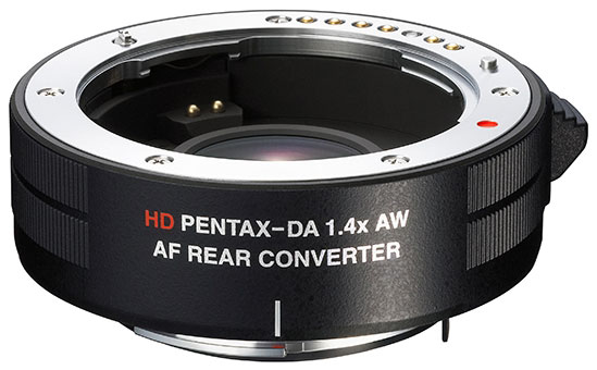 Ожидается, что телеконвертор HD Pentax DA 1.4x AW AF будет представлен в феврале