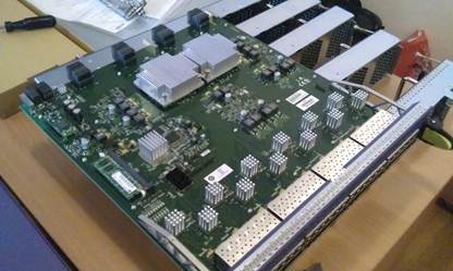 Фотоотчет о подключении самого мощного коммутатора в мире Black Diamond X8