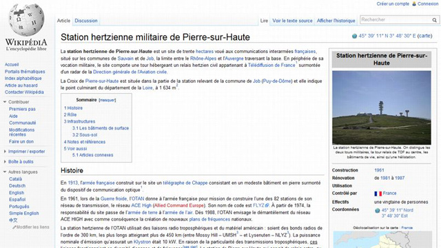 Французская разведка заставила сисопа Википедии удалить статью