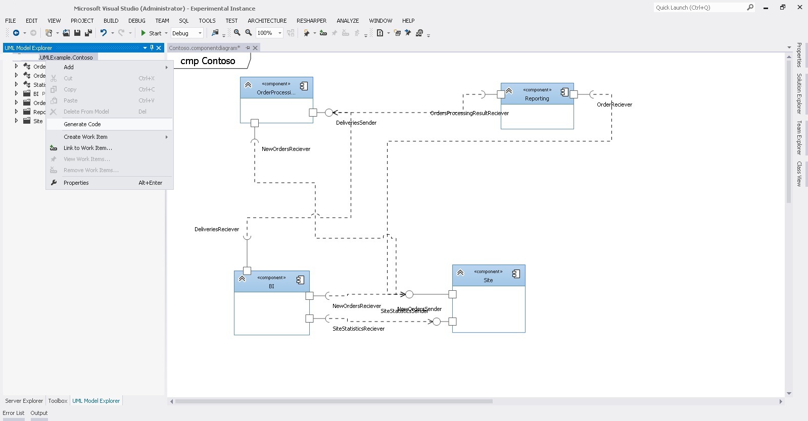 Генерация java кода из UML модели