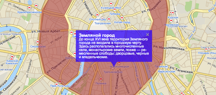 Геометрические объекты и балуны в Рабмлер Картах Геометрические объекты и балуны в Рабмлер Картах