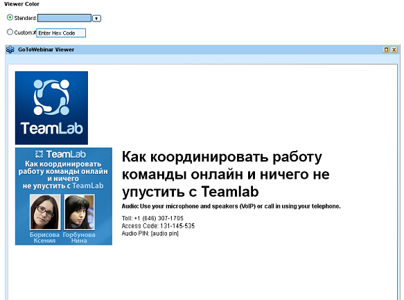 Голоса Teamlab: первый опыт проведения вебинара Голоса Teamlab: первый опыт проведения вебинара