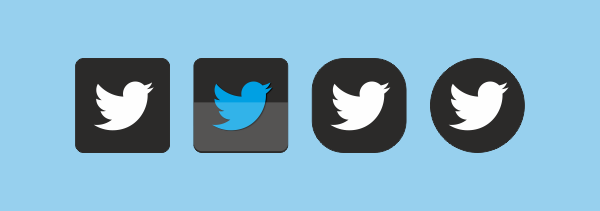 Графический фреймворк. Набор иконок социальных сервисов Графический фреймворк. Набор иконок социальных сервисов