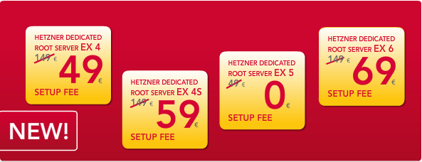 Хетзнер снизил цену на установку серверов Хетзнер снизил цену на установку серверов