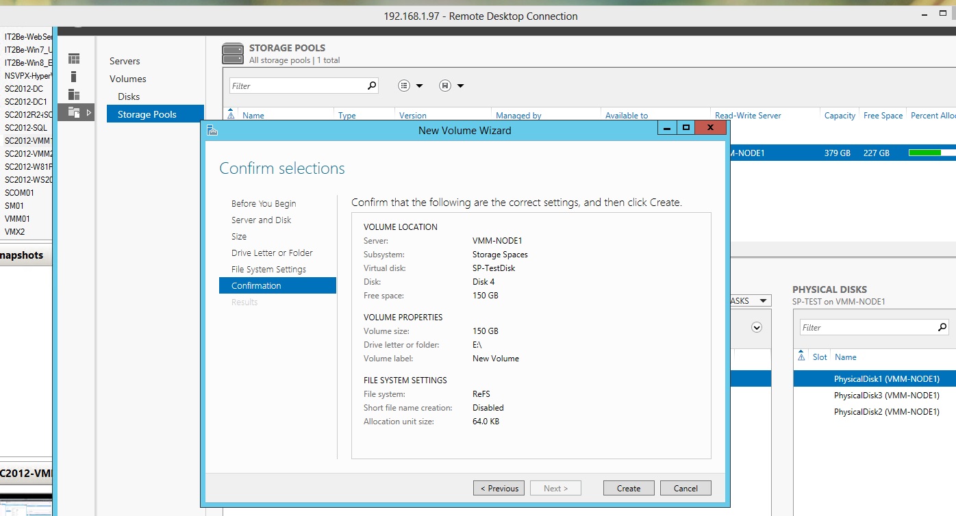 Хранилища и высокая доступность в Windows Server 2012 R2