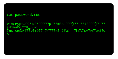 Храним пароли с помощью редактора vim Храним пароли с помощью редактора vim