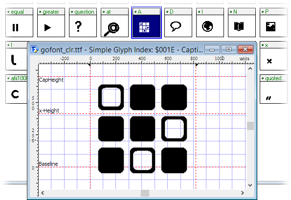 Иконочные шрифты для мобильных устройств