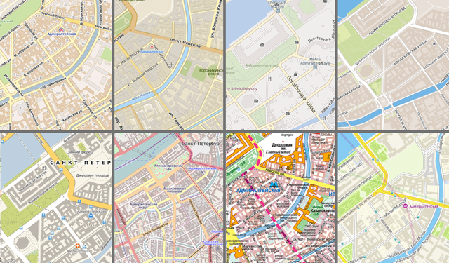 Информационный дизайн, или Как мы рисуем Яндекс.Карты Другие карты тоже меняются