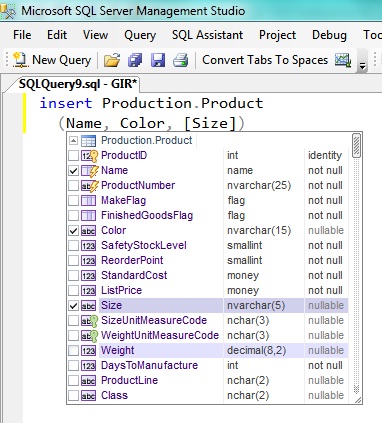 Инструментарий разработчика: SQL Assistant