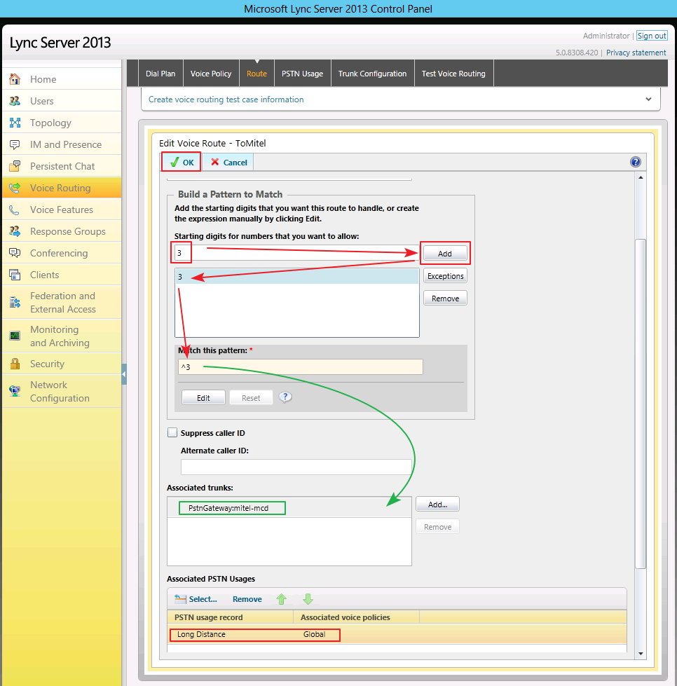 Интеграция MS Lync 2013 c Aastra MX ONE 5.0 (Direct SIP)