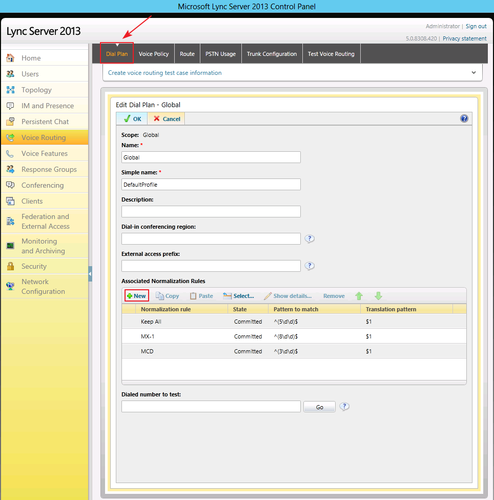 Интеграция MS Lync 2013 c Aastra MX ONE 5.0 (Direct SIP)