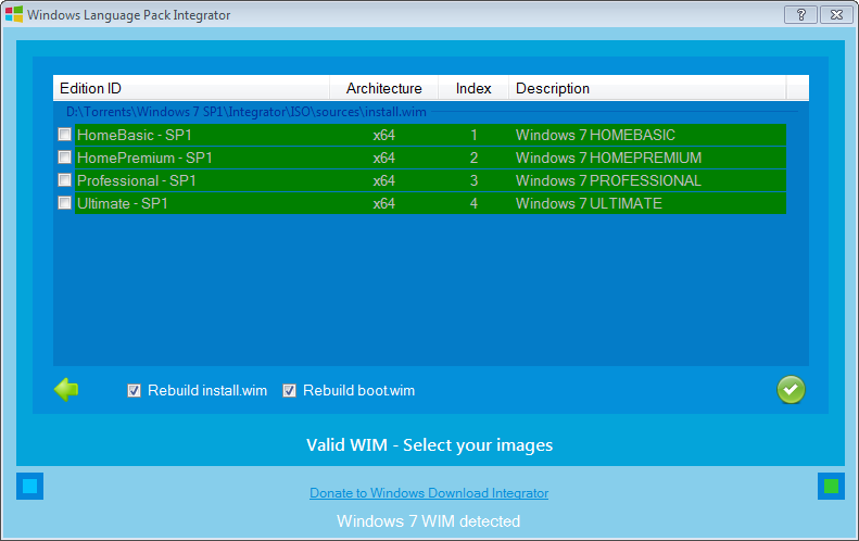 Интеграция обновлений в .ISO образы Windows и не только с помощью WDI