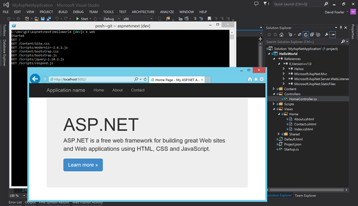 Исходный код ASP.NET vNext опубликован на Github