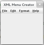 Использование XML для генерации панели меню в Swing image