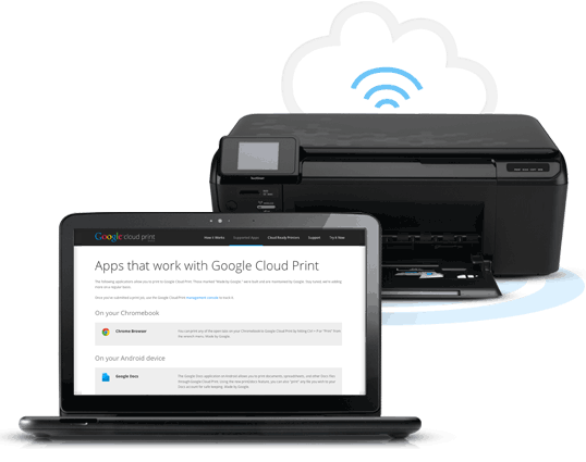 Используем Google Cloud Print без Google Chrome