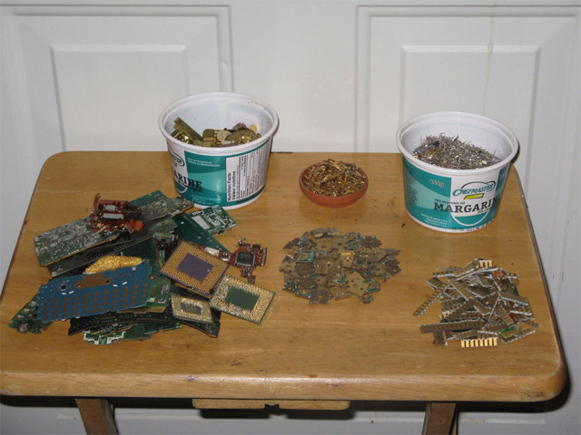 Извлекаем золото из старой электроники Извлекаем золото из старой электроники