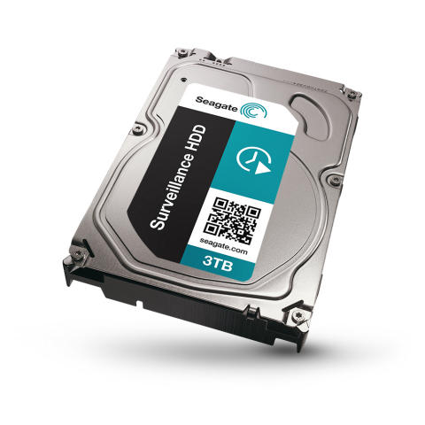 Накопители Seagate Surveillance типоразмера 3,5 дюйма имеют объем до 4 ТБ